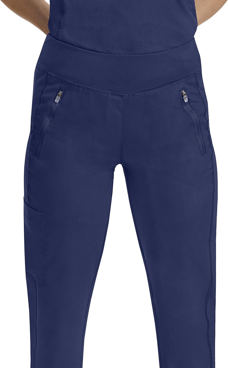 imageHealing Hands Womens Scrub Jogger Pant Tara with 6 Pockets Durable 2Way Stretch and Easy Care Fabric 9233Navy