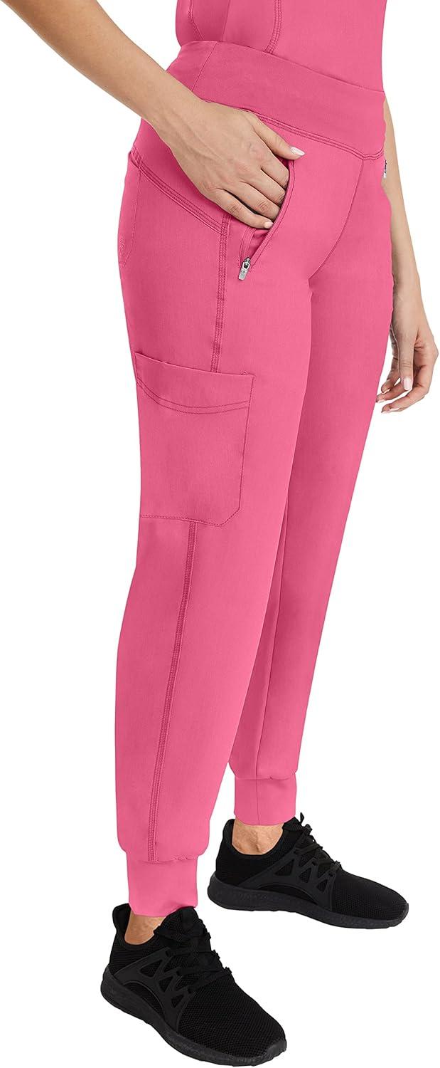 imageHealing Hands Womens Scrub Jogger Pant Tara with 6 Pockets Durable 2Way Stretch and Easy Care Fabric 9233Sugar Coral