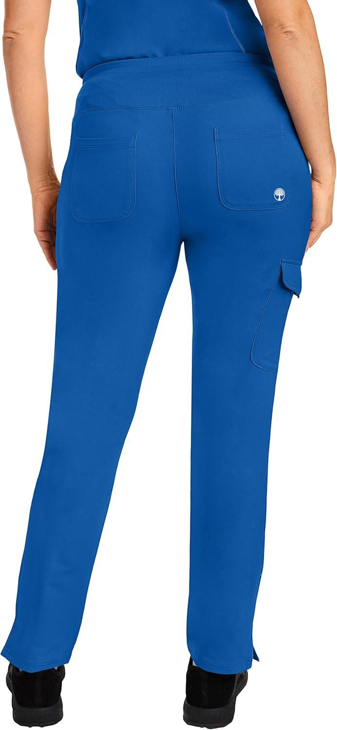 imageHealing Hands Womens Yoga Scrubs Pant 6 Pocket HH360 9155 Naomi Athleisure Scrub Yoga Pant for WomenRoyal