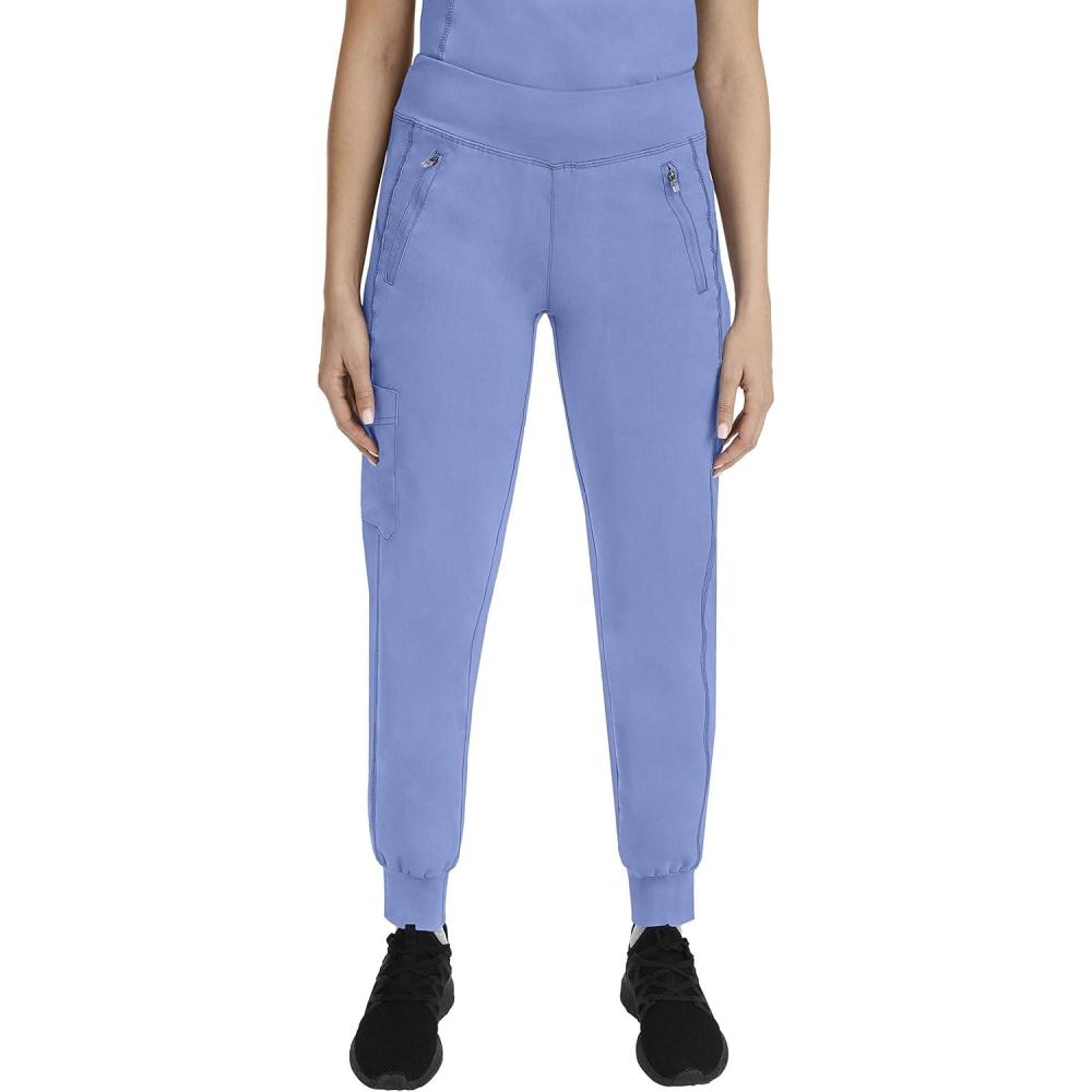 imageHealing Hands Womens Scrub Jogger Pant Tara with 6 Pockets Durable 2Way Stretch and Easy Care Fabric 9233Ceil