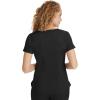 Healing Hands Jane Scrub Top for Women with Y-Neck, Pockets & Stretch 2167(Black)