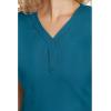 Healing Hands Jane Scrub Top for Women with Y-Neck, Pockets & Stretch 2167(Caribbean)