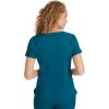 Healing Hands Jane Scrub Top for Women with Y-Neck, Pockets & Stretch 2167(Caribbean)