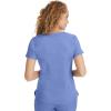 Healing Hands Jane Scrub Top for Women with Y-Neck, Pockets & Stretch 2167(Ceil)