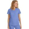 Healing Hands Jane Scrub Top for Women with Y-Neck, Pockets & Stretch 2167(Ceil)