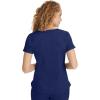 Healing Hands Jane Scrub Top for Women with Y-Neck, Pockets & Stretch 2167(Navy)