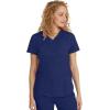 Healing Hands Jane Scrub Top for Women with Y-Neck, Pockets & Stretch 2167(Navy)