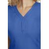 Healing Hands Jane Scrub Top for Women with Y-Neck, Pockets & Stretch 2167(Royal)
