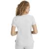 Healing Hands Jane Scrub Top for Women with Y-Neck, Pockets & Stretch 2167(White)