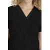 Healing Hands Scrub Top for Women with 3 Pockets and Easy Care, 2-Way Stretch Fabric 2278(Black)