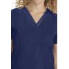 Healing Hands Scrub Top for Women with 3 Pockets and Easy Care, 2-Way Stretch Fabric 2278(Navy)