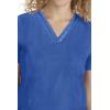 Healing Hands Scrub Top for Women with 3 Pockets and Easy Care, 2-Way Stretch Fabric 2278(Royal)