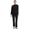 Healing Hands Women’s Scrub Jacket, Zip-Up Front with 2-Way Stretch Comfort & Big Kangaroo Pockets 5038(Black)