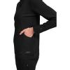 Healing Hands Women’s Scrub Jacket, Zip-Up Front with 2-Way Stretch Comfort & Big Kangaroo Pockets 5038(Black)