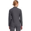 Healing Hands Women’s Scrub Jacket, Zip-Up Front with 2-Way Stretch Comfort & Big Kangaroo Pockets 5038(Pewter)