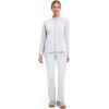 Healing Hands Women’s Scrub Jacket, Zip-Up Front with 2-Way Stretch Comfort & Big Kangaroo Pockets 5038(White)