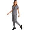Healing Hands Women’s Scrub Jogger Pant Tara with 6 Pockets, Durable, 2-Way Stretch and Easy Care Fabric – 9233(Heather Grey)