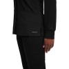 Healing Hands Women’s Snap Front Scrub Jacket Daisy 2-Way Stretch Uniform 5063(Black)