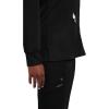 Healing Hands Women’s Snap Front Scrub Jacket Daisy 2-Way Stretch Uniform 5063(Black)