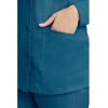 Healing Hands Women’s Snap Front Scrub Jacket Daisy 2-Way Stretch Uniform 5063(Caribbean)