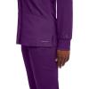 Healing Hands Women’s Snap Front Scrub Jacket Daisy 2-Way Stretch Uniform 5063(Eggplant)