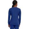 Healing Hands Women’s Snap Front Scrub Jacket Daisy 2-Way Stretch Uniform 5063(Galaxyblue)