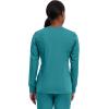 Healing Hands Women’s Snap Front Scrub Jacket Daisy 2-Way Stretch Uniform 5063(Teal)