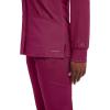 Healing Hands Women’s Snap Front Scrub Jacket Daisy 2-Way Stretch Uniform 5063(Wine)