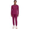 Healing Hands Women’s Snap Front Scrub Jacket Daisy 2-Way Stretch Uniform 5063(Wine)