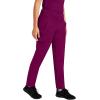 Healing Hands Womens Yoga Scrubs Pant 6 Pocket HH360 9155 Naomi Athleisure Scrub Yoga Pant for Women(Wine)