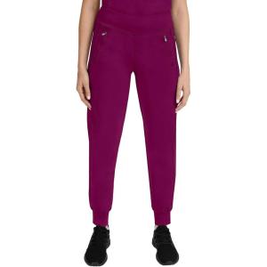 Healing Hands Women’s Scrub Jogger Pant Tara with 6 Pockets, Durable, 2-Way Stretch and Easy Care Fabric – 9233(Wine)