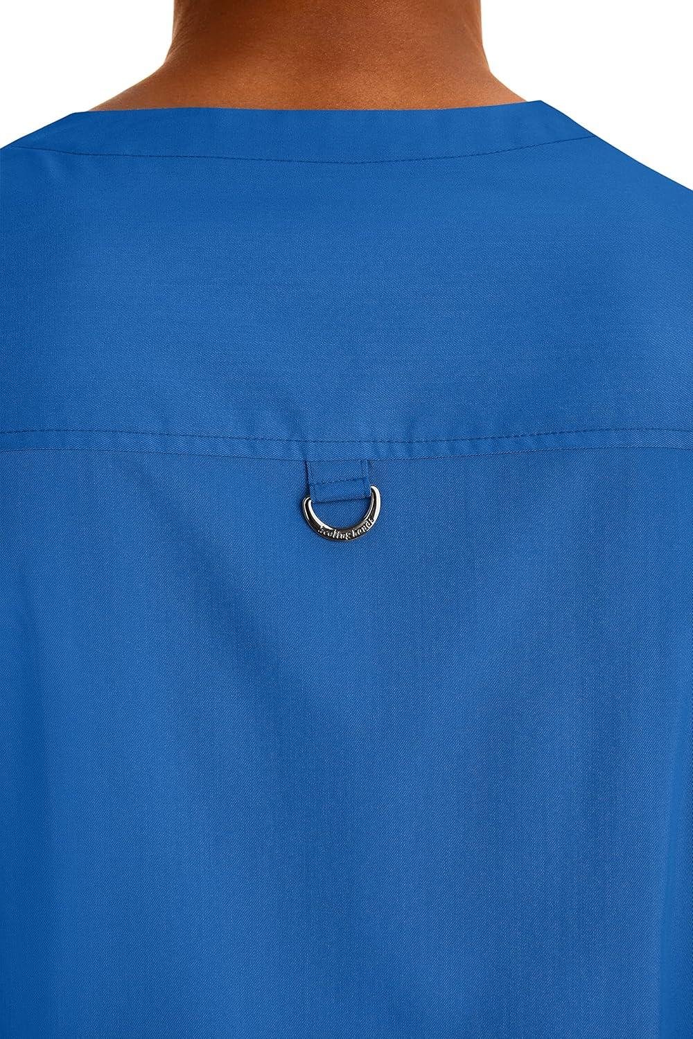 imageHealing Hands Scrubs for Men Modern Fit Scrub Top Jake with 3 Patch Pockets Side Vents and Stretchy Fabric 2331Royal