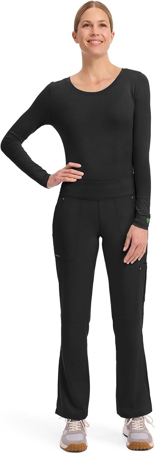 imageHealing Hands Womens Scrub Pant Tori Cargo Bottoms with 5 Pockets and 2Way Stretch Fabric 9133Black