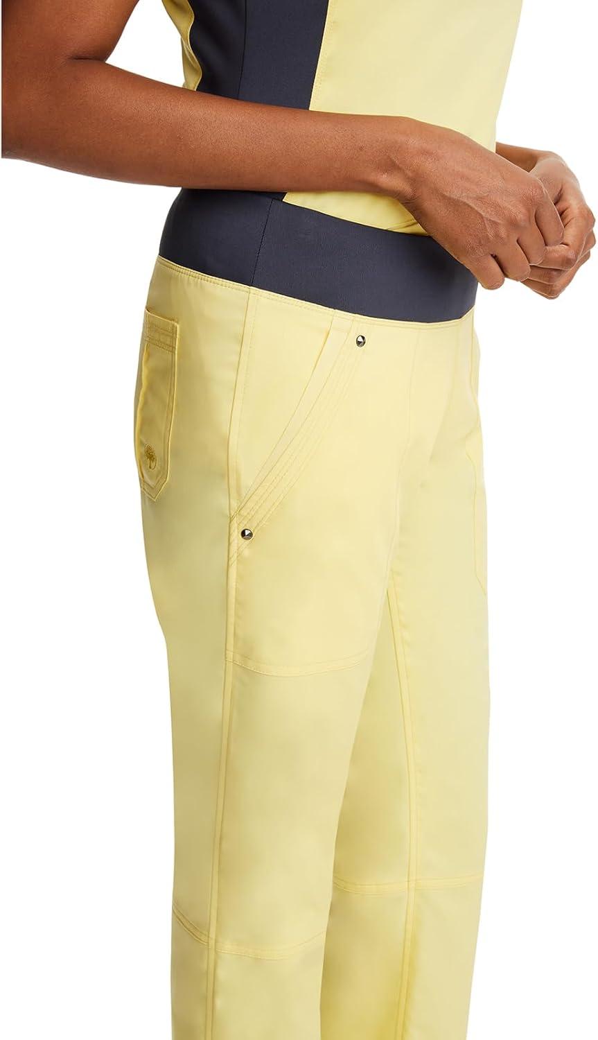 imageHealing Hands Womens Scrub Pant Tori Cargo Bottoms with 5 Pockets and 2Way Stretch Fabric 9133Canary Pewter