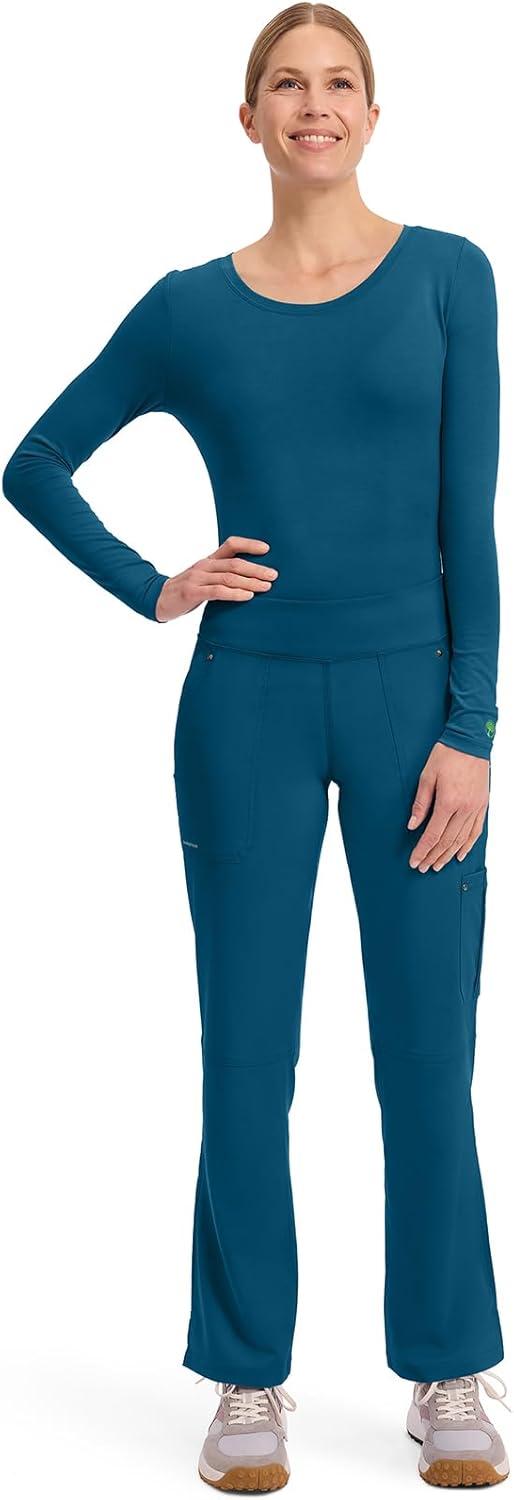 imageHealing Hands Womens Scrub Pant Tori Cargo Bottoms with 5 Pockets and 2Way Stretch Fabric 9133Caribbean