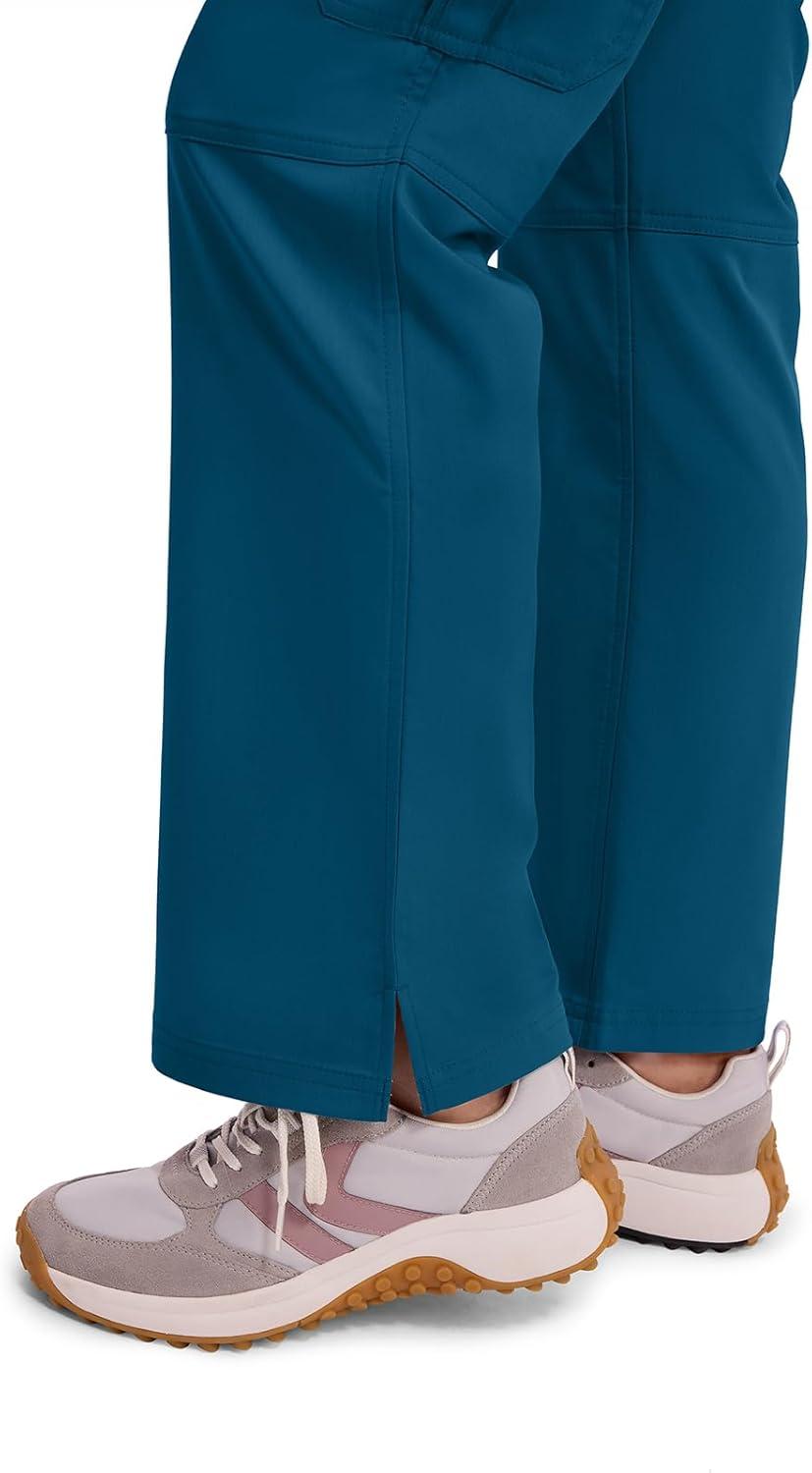 imageHealing Hands Womens Scrub Pant Tori Cargo Bottoms with 5 Pockets and 2Way Stretch Fabric 9133Caribbean
