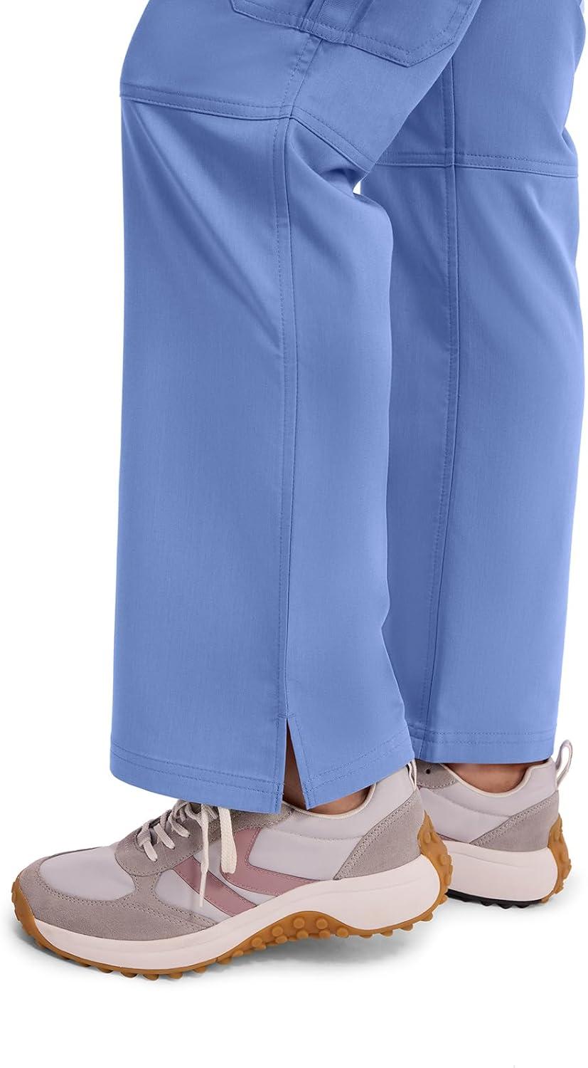 imageHealing Hands Womens Scrub Pant Tori Cargo Bottoms with 5 Pockets and 2Way Stretch Fabric 9133Ceil