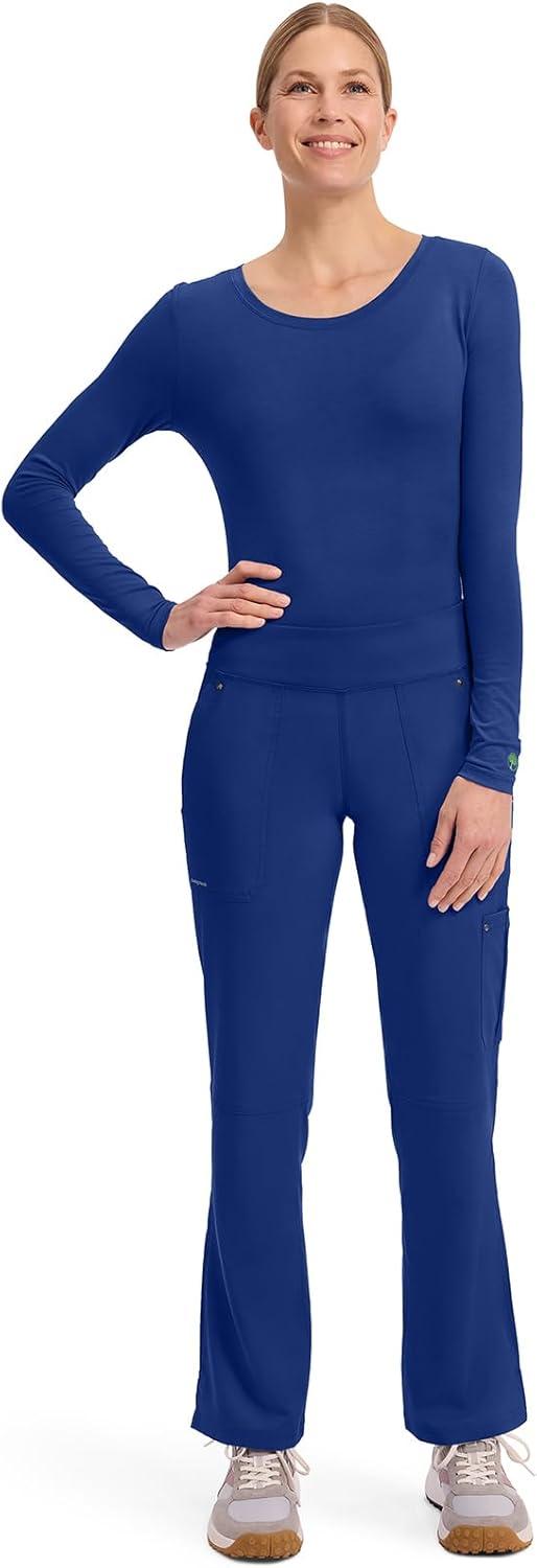 imageHealing Hands Womens Scrub Pant Tori Cargo Bottoms with 5 Pockets and 2Way Stretch Fabric 9133Galaxy Blue