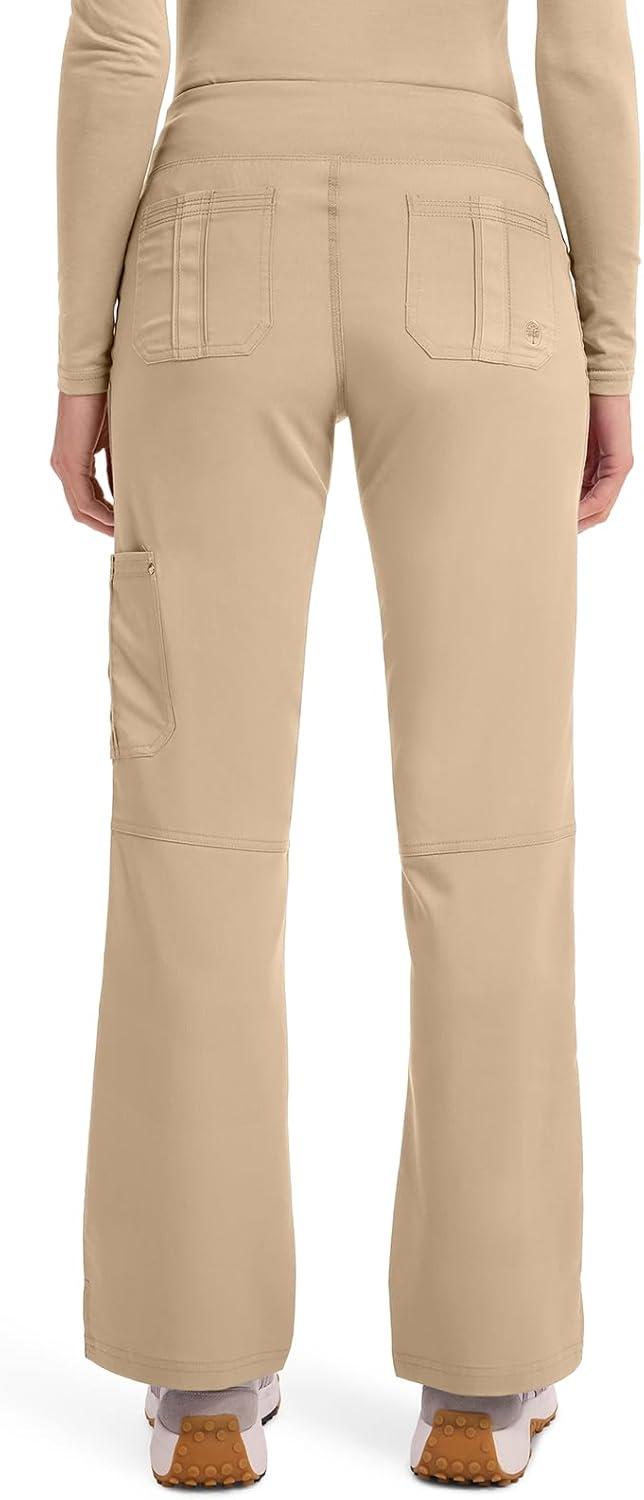 imageHealing Hands Womens Scrub Pant Tori Cargo Bottoms with 5 Pockets and 2Way Stretch Fabric 9133Khaki