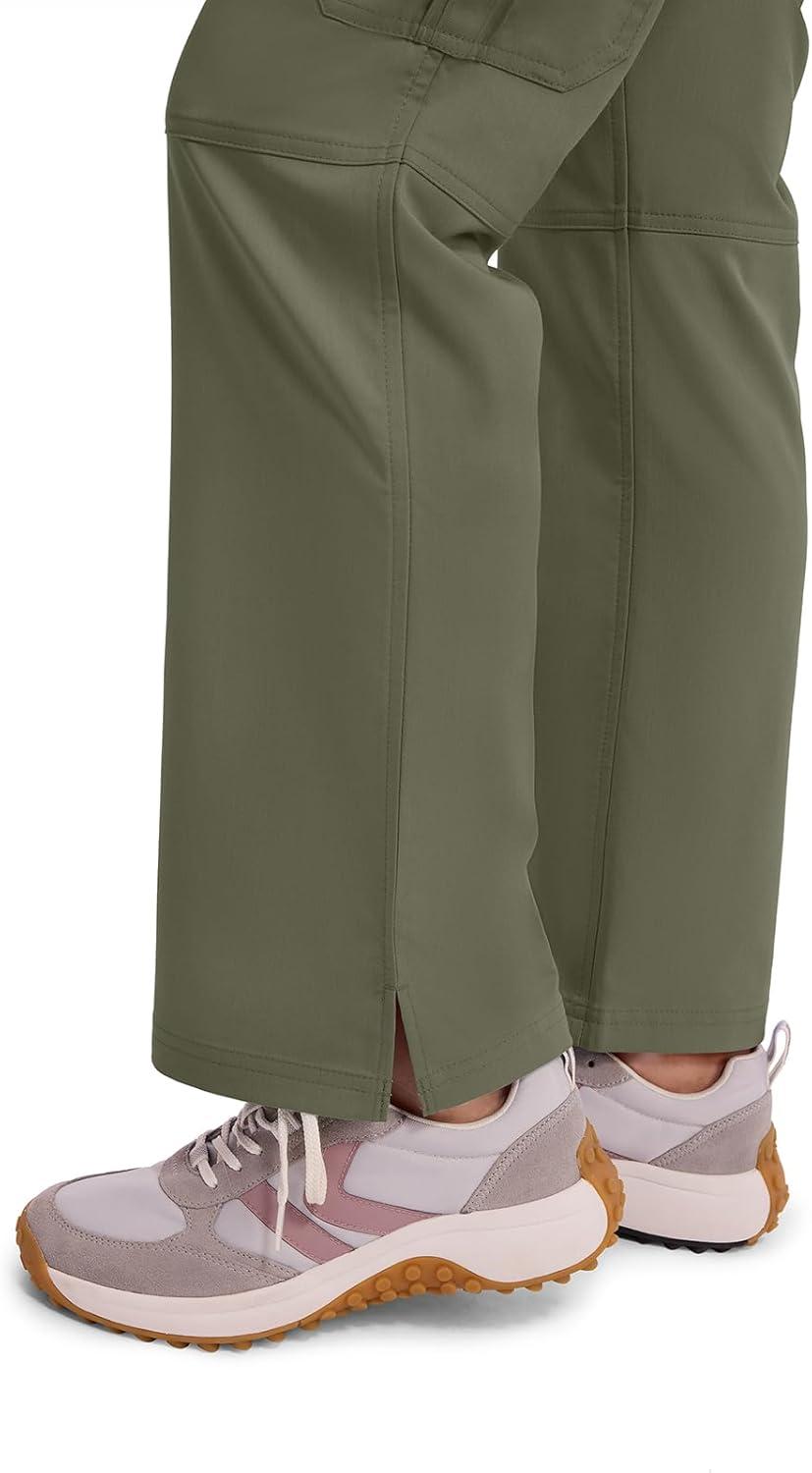 imageHealing Hands Womens Scrub Pant Tori Cargo Bottoms with 5 Pockets and 2Way Stretch Fabric 9133Olive
