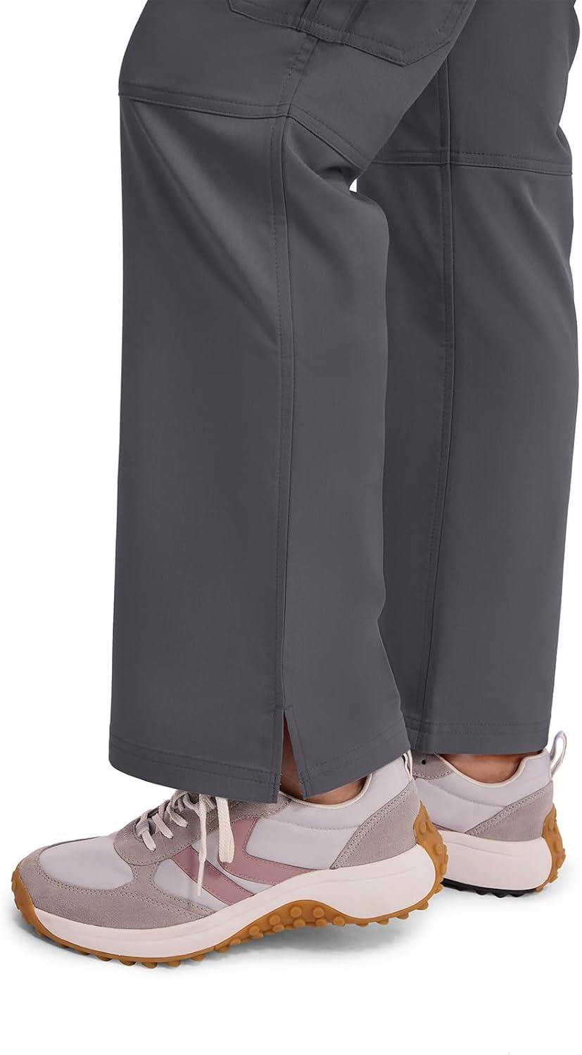 imageHealing Hands Womens Scrub Pant Tori Cargo Bottoms with 5 Pockets and 2Way Stretch Fabric 9133Pewter