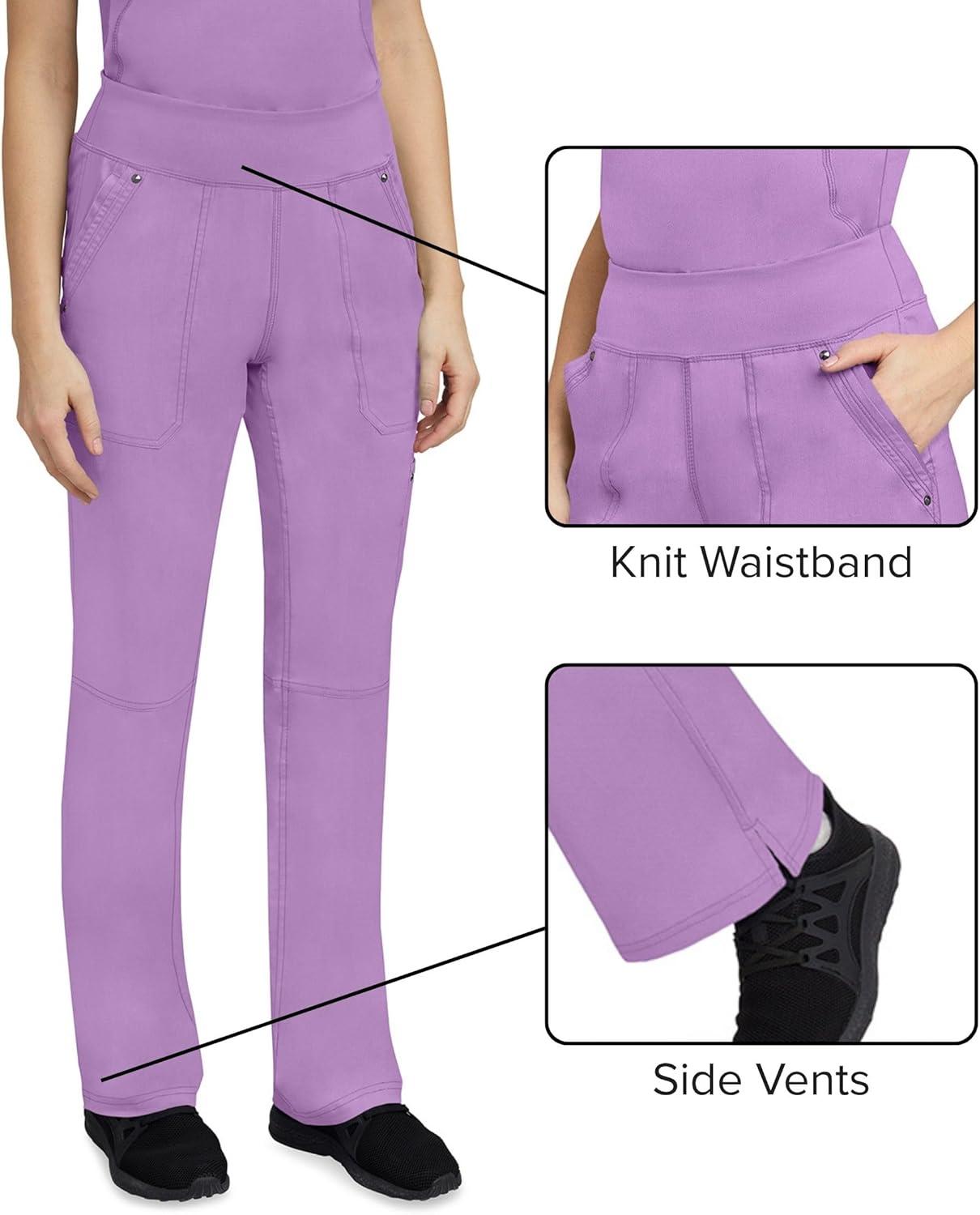 imageHealing Hands Womens Scrub Pant Tori Cargo Bottoms with 5 Pockets and 2Way Stretch Fabric 9133Purple Moonstone