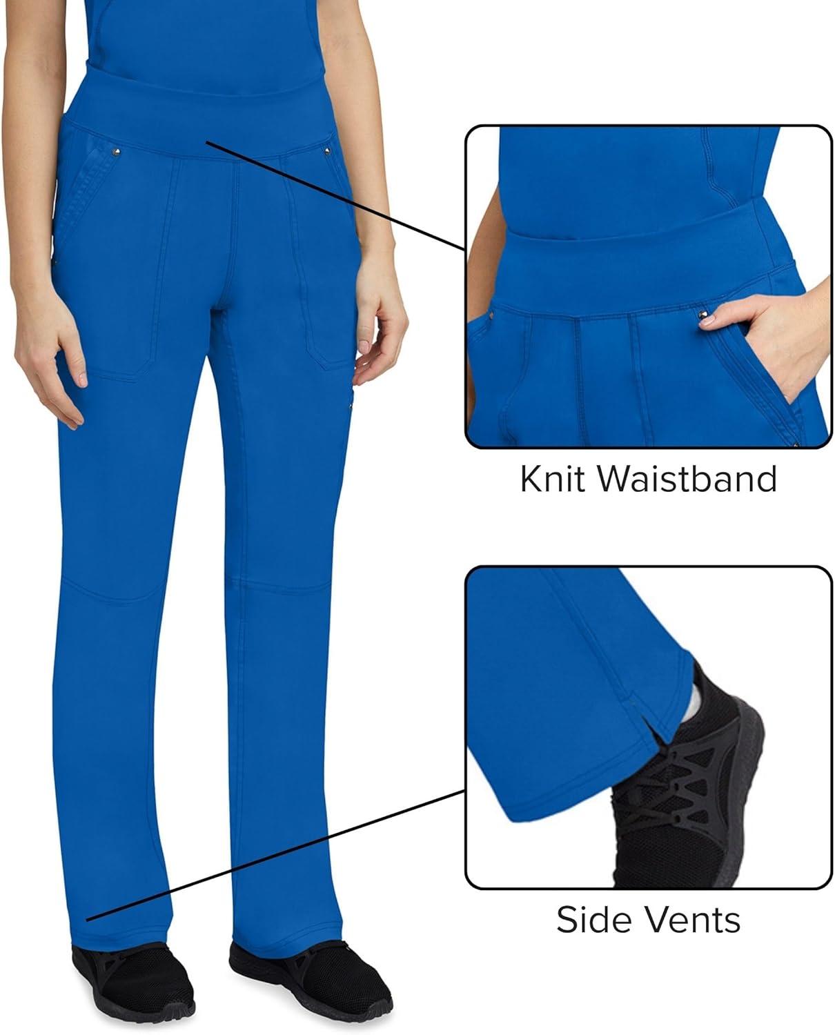 imageHealing Hands Womens Scrub Pant Tori Cargo Bottoms with 5 Pockets and 2Way Stretch Fabric 9133Royal