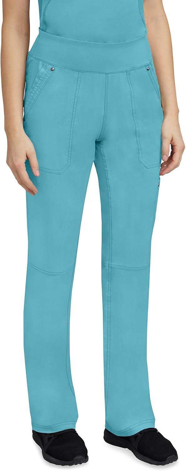 imageHealing Hands Womens Scrub Pant Tori Cargo Bottoms with 5 Pockets and 2Way Stretch Fabric 9133Spectra Blue