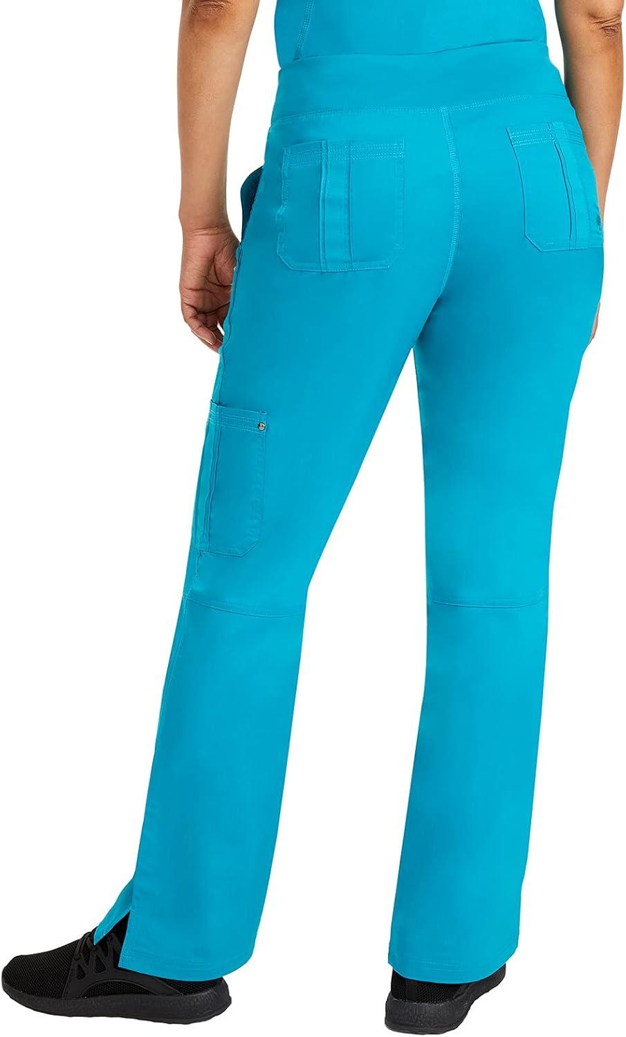 imageHealing Hands Womens Scrub Pant Tori Cargo Bottoms with 5 Pockets and 2Way Stretch Fabric 9133Teal