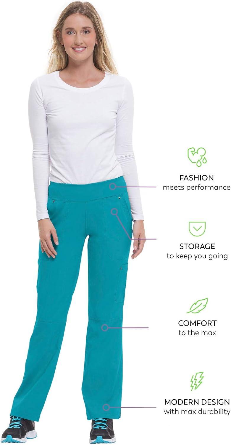 imageHealing Hands Womens Scrub Pant Tori Cargo Bottoms with 5 Pockets and 2Way Stretch Fabric 9133Teal