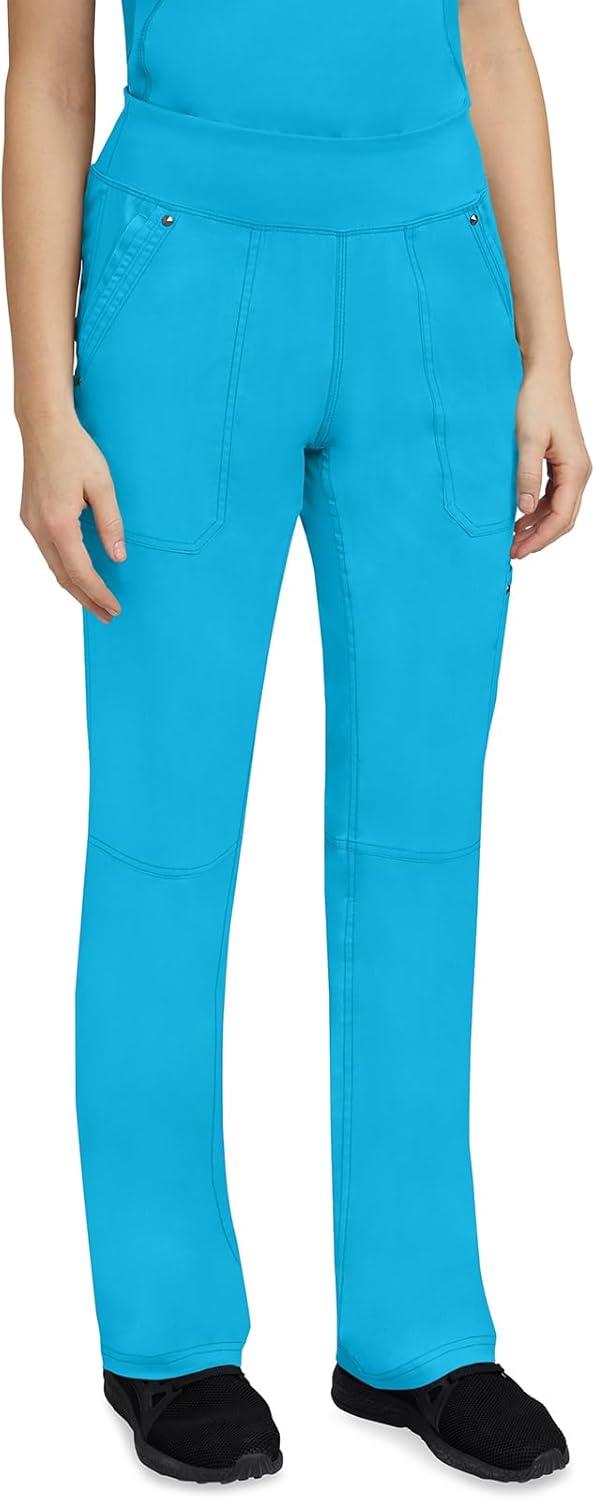 imageHealing Hands Womens Scrub Pant Tori Cargo Bottoms with 5 Pockets and 2Way Stretch Fabric 9133Turquoise