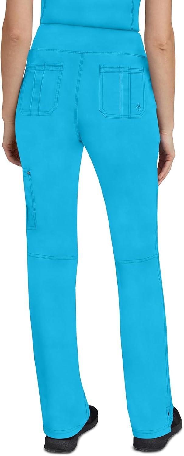 imageHealing Hands Womens Scrub Pant Tori Cargo Bottoms with 5 Pockets and 2Way Stretch Fabric 9133Turquoise
