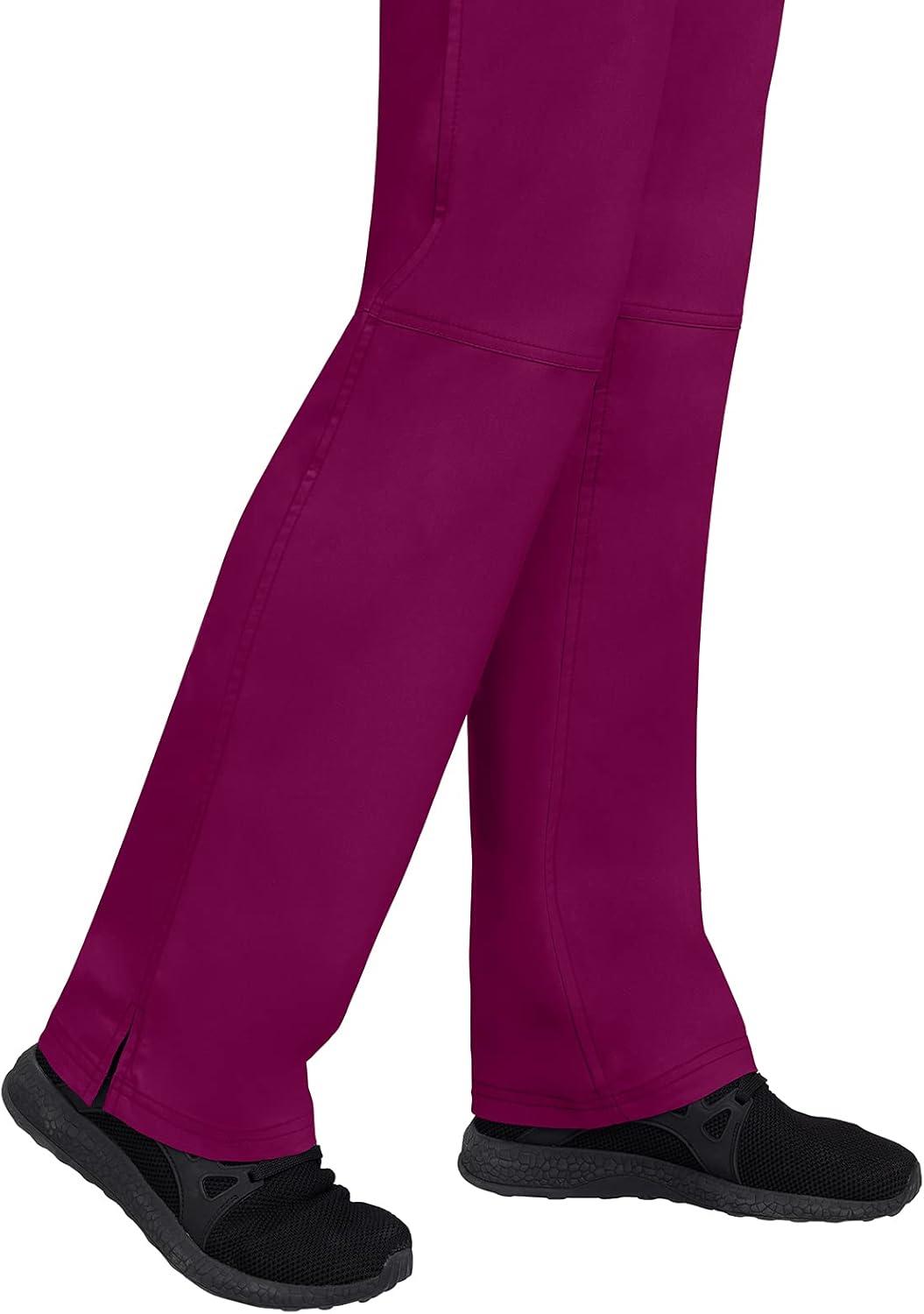 imageHealing Hands Womens Scrub Pant Tori Cargo Bottoms with 5 Pockets and 2Way Stretch Fabric 9133Wine