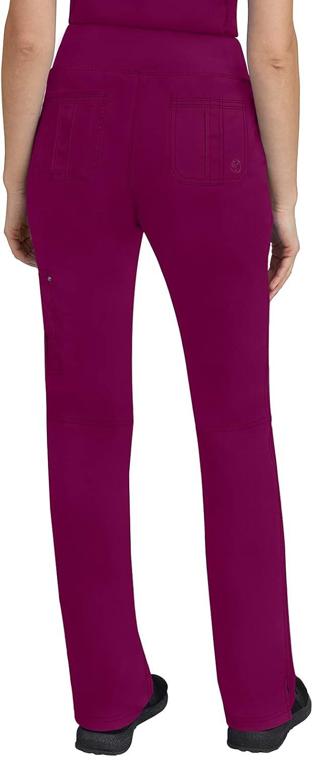 imageHealing Hands Womens Scrub Pant Tori Cargo Bottoms with 5 Pockets and 2Way Stretch Fabric 9133Wine